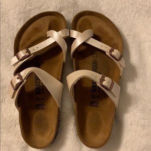 Birkenstock. Pearl white. Size 38